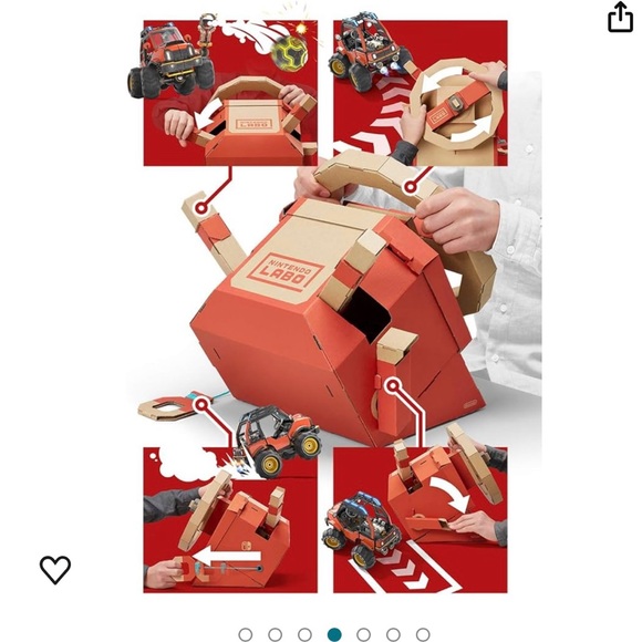 Nintendo Labo- opened but never used. All pieces included! - Picture 6 of 7